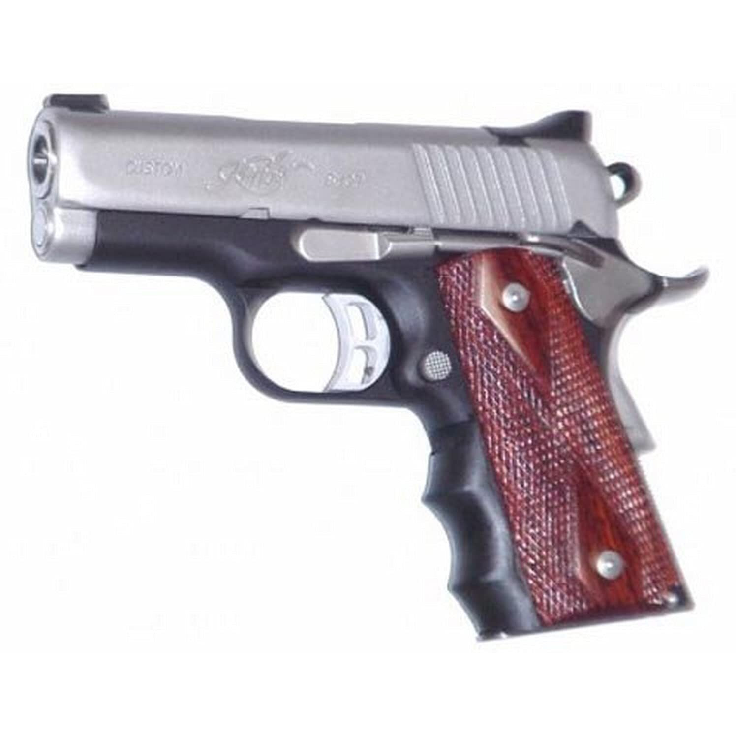 Pearce Grips Pg-Om1 Rubber Finger Groove Insert For Compact 1911 Black