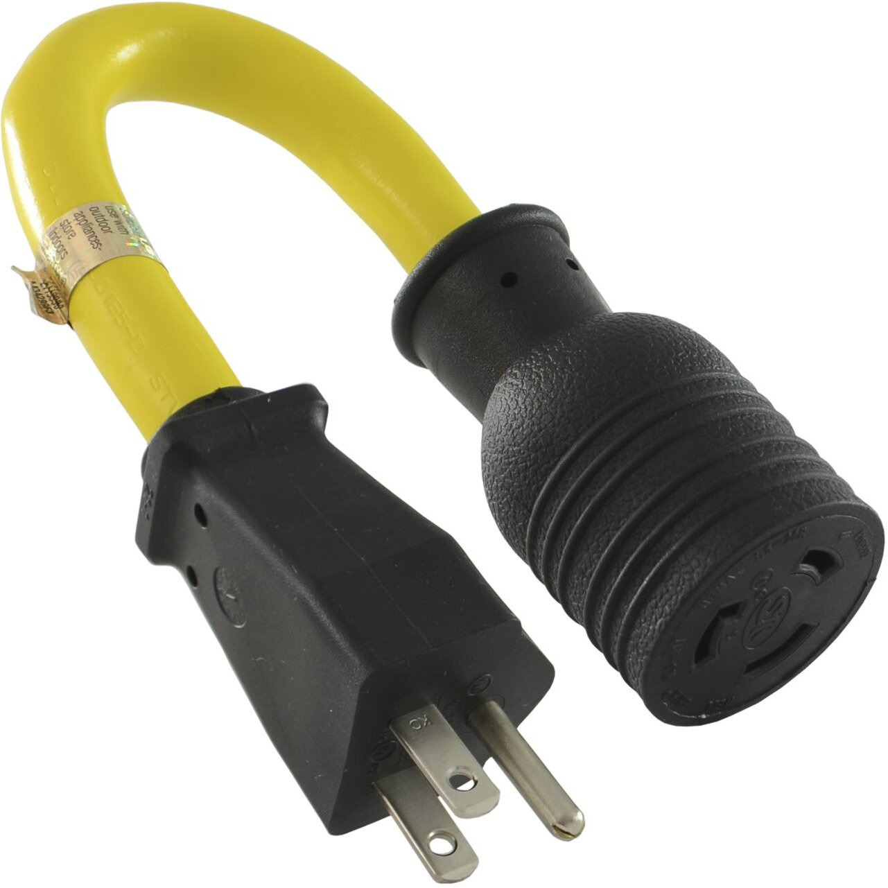 Conntek P515L520 20A Adapter 20A 125V To 15/20A 125V Pigtail Adapter