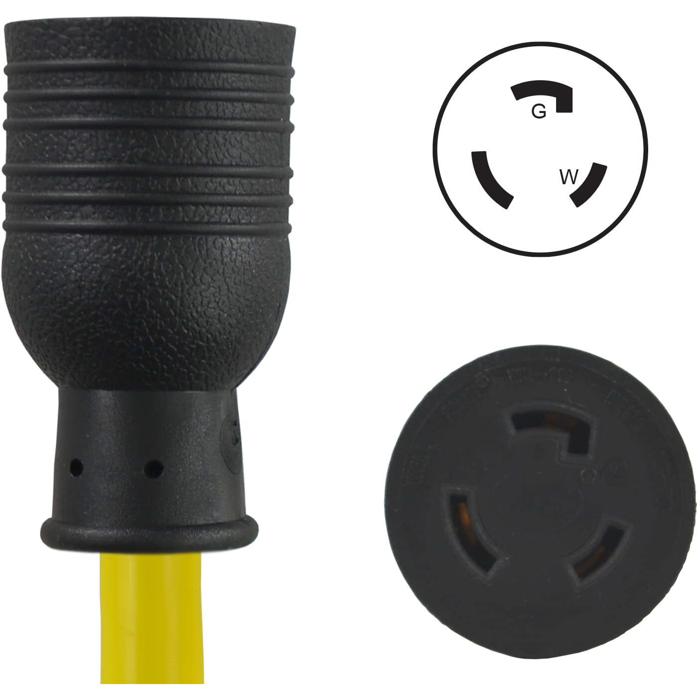 Conntek P515L520 20A Adapter 20A 125V To 15/20A 125V Pigtail Adapter