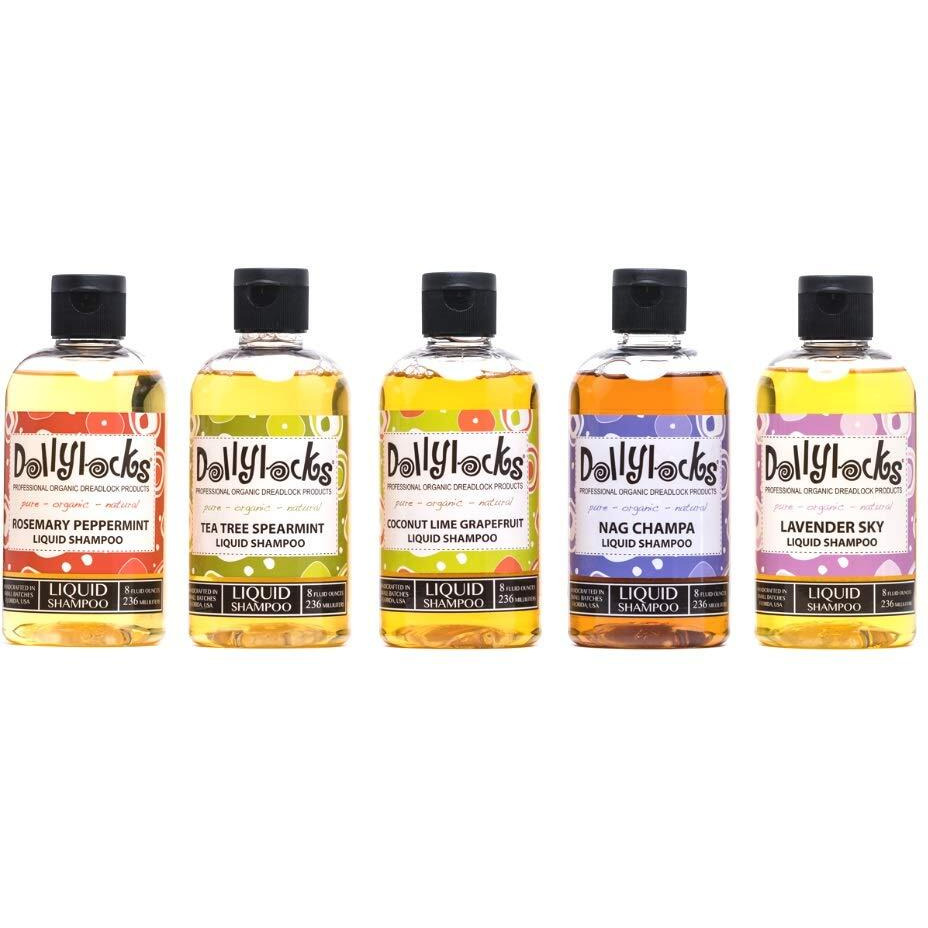 Clarifying Shampoo For Build Up - Detox Shampoo For Men And Women - Dreadlock Shampoo With Jojoba Oil & Rosemary Oil For Hair Growth - Anti Residue Shampoo For All Hair Types - Rosemary Peppermint 8Oz