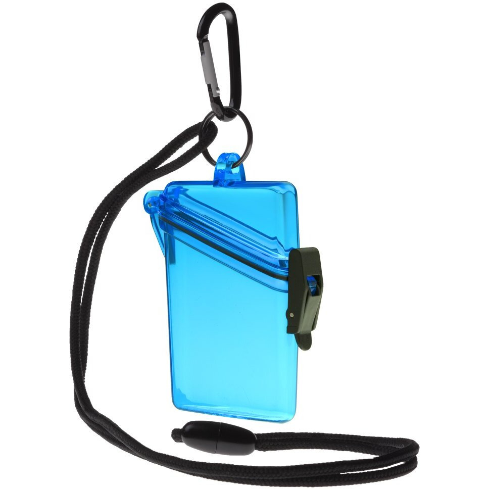 Witz 00402-Blue See It Safe Waterproof Id/Badge Holder Case  Blue
