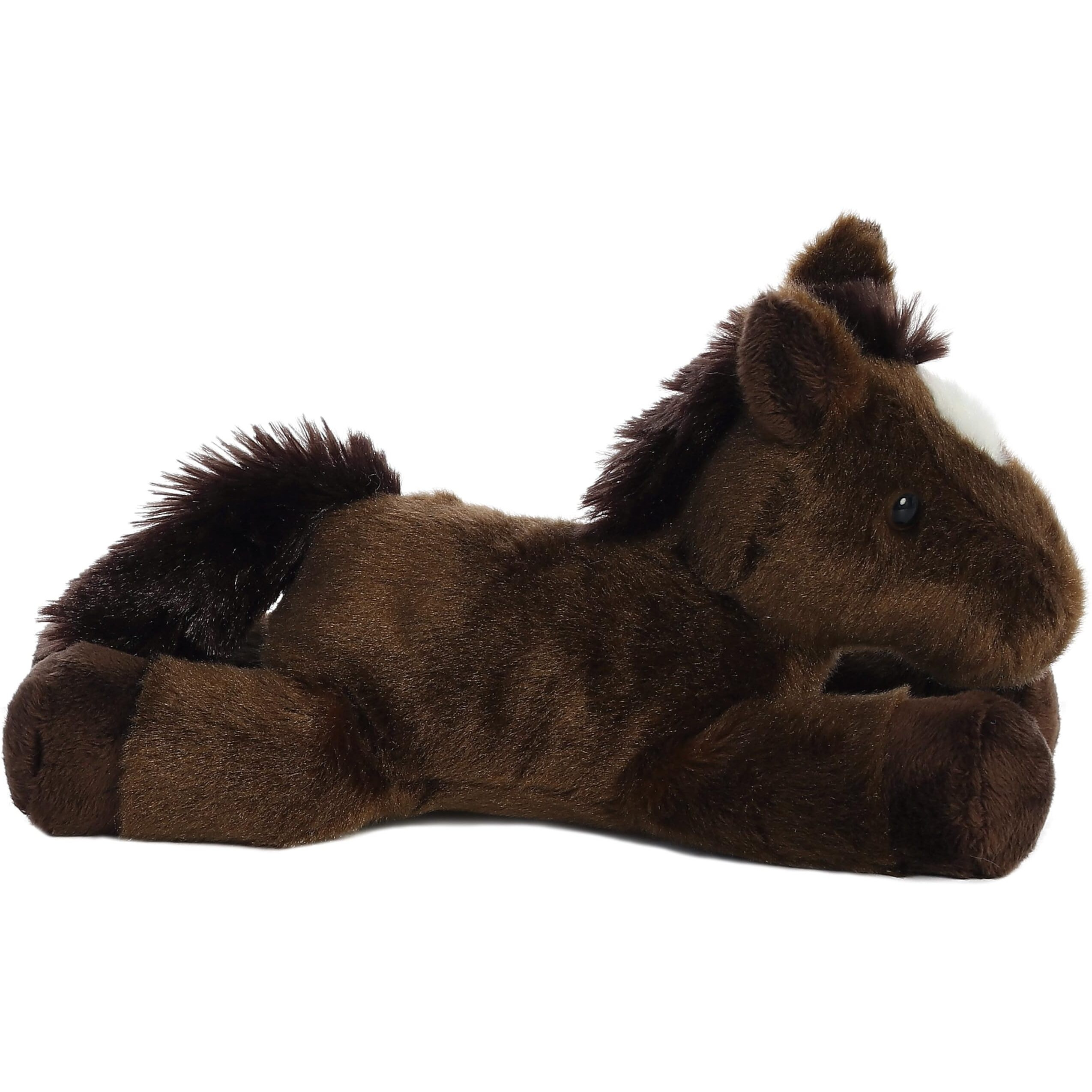 Aurora Adorable Mini Flopsie Chestnut Stuffed Animal - Playful Ease - Timeless Companions - Brown 8 Inches