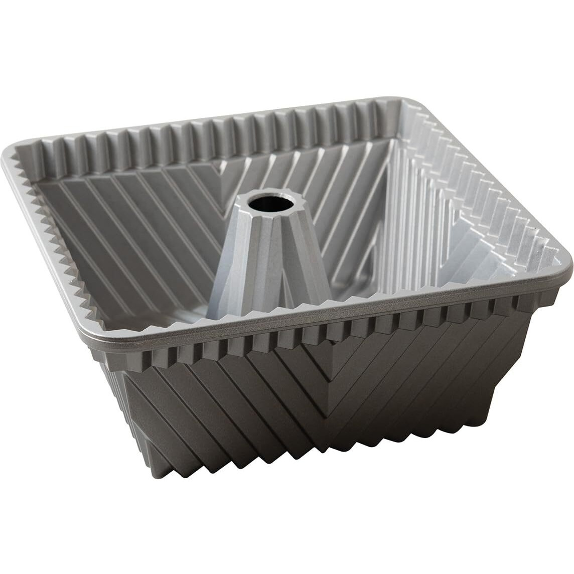 Nordic Ware 80577 Bundt Squared Pan  10-Cup Capacity  Graphite