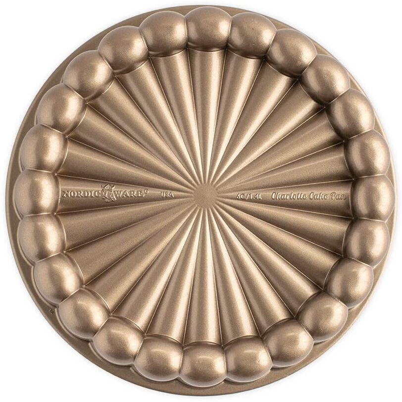 Nordic Ware Charlotte Cake Pan  6-Cup/1.4 Liters  Toffee
