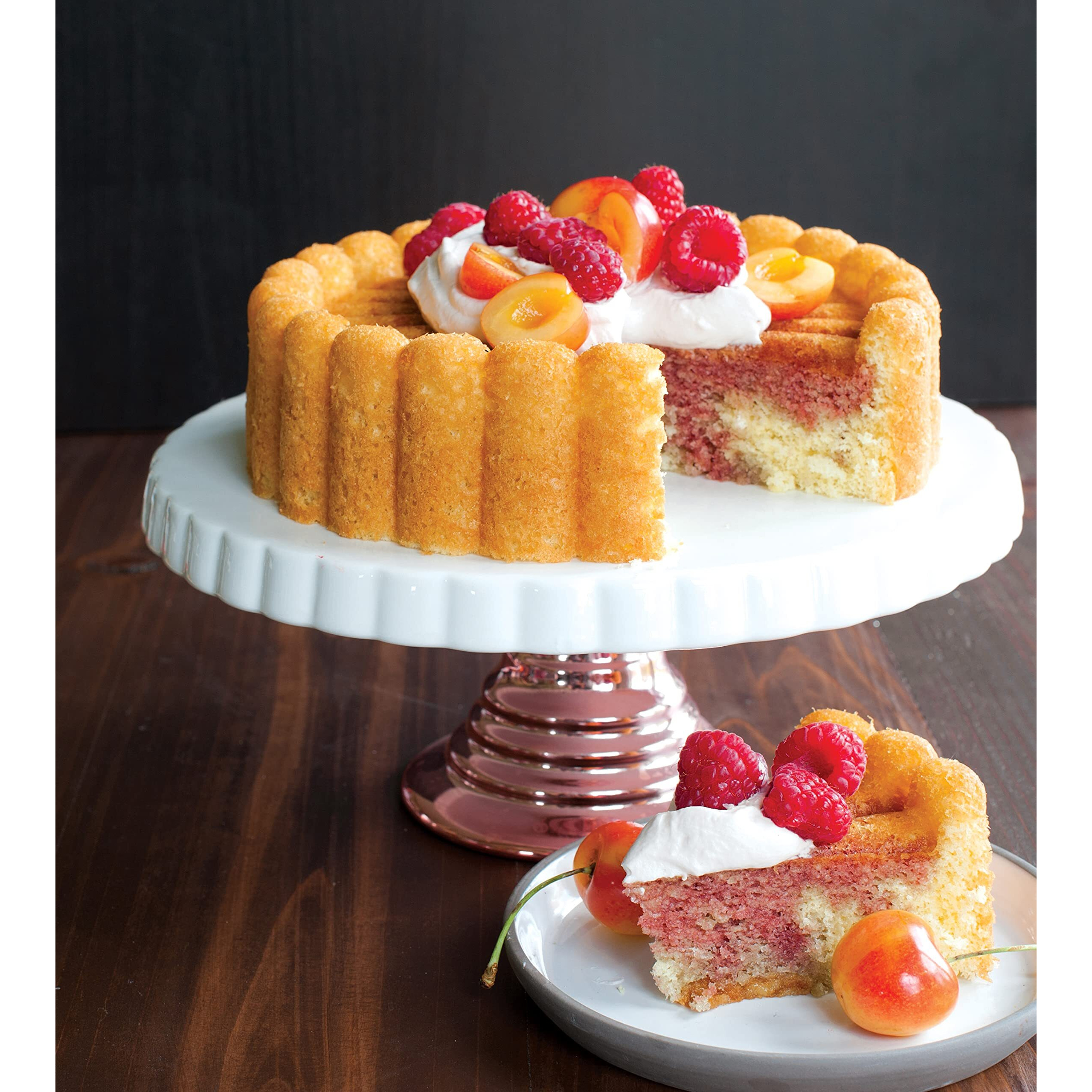 Nordic Ware Charlotte Cake Pan  6-Cup/1.4 Liters  Toffee