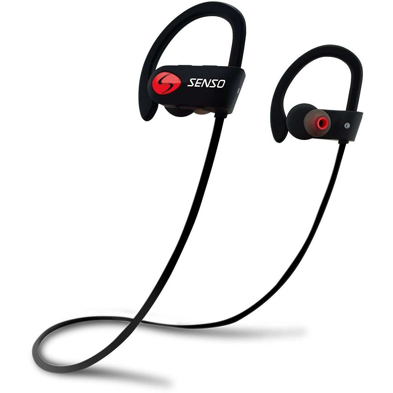 Senso Bluetooth Headphones  Best Wireless Sports Earbuds W/Mic Ipx7 Waterproof Hd Stereo Sweatproof Earphones For Gym Running Workout Noise Cancelling Earphones Earbuds Noise Cancelling Headsets