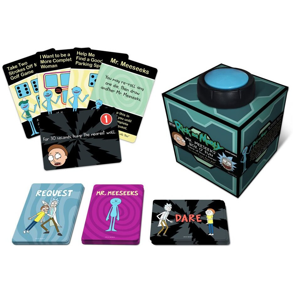 Cryptozoic Entertainment Mr. Meeseeks' Box O' Fun The Rick And Morty Dice Dares Game