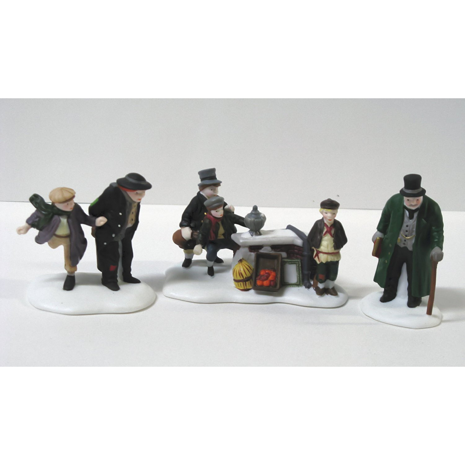 Department 56 "&quotOliver Twist"" Set Of 3 Porcelain Figurines