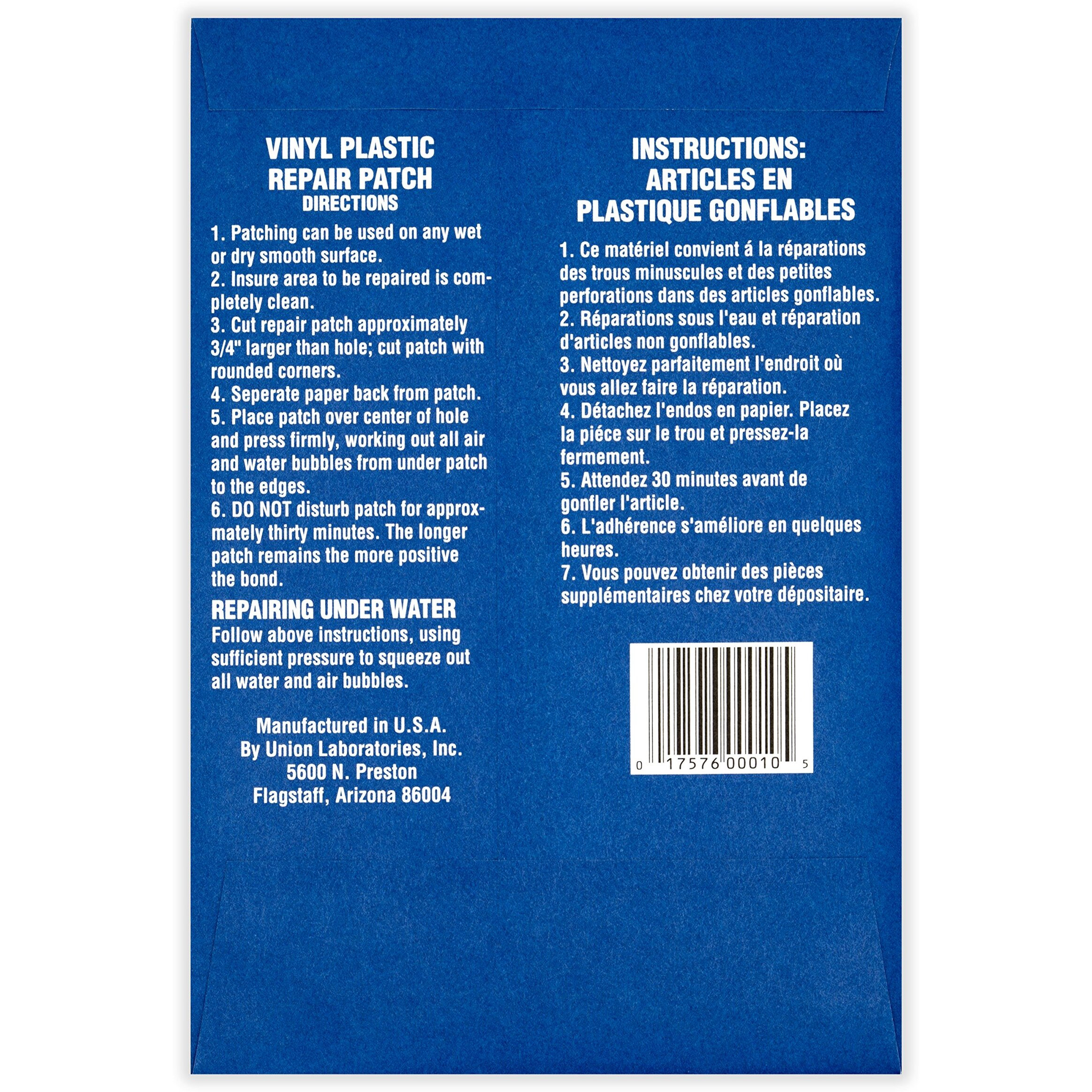 Boxer Adhesives Peel And Stick Vinyl Plastic Pool Patch