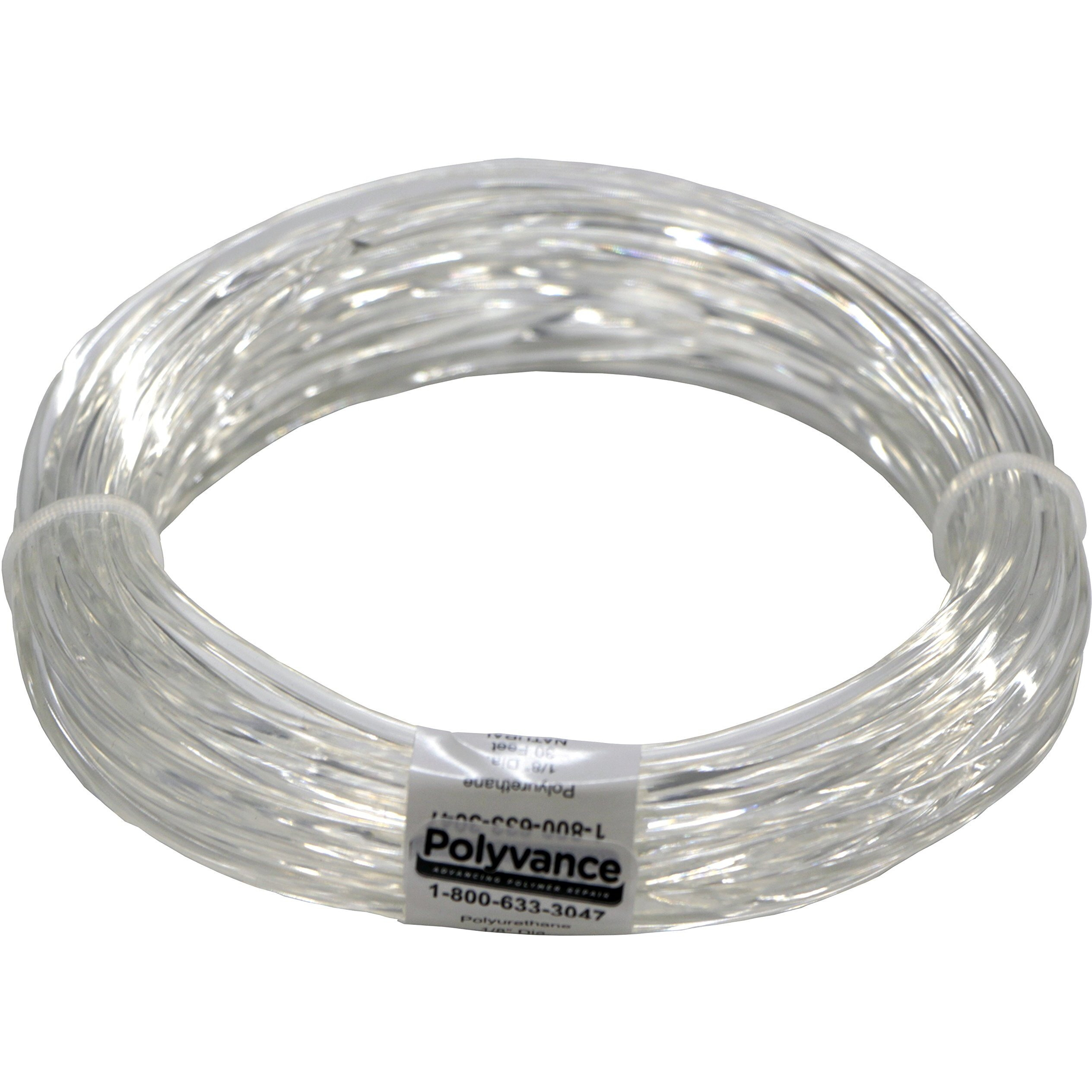 Polyurethane Plastic Welding Rod  1/8 In. Diameter  30 Ft.  Natural