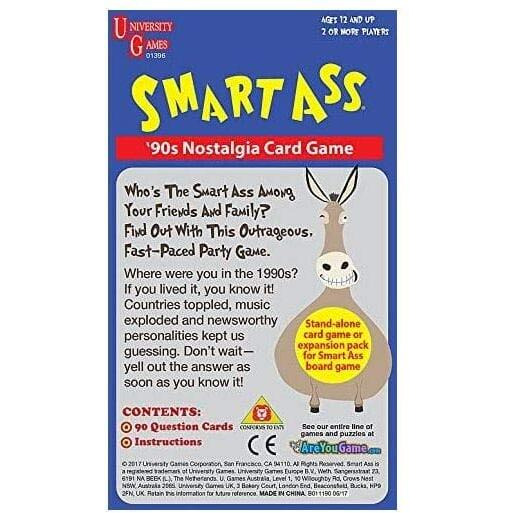 Smart Ass 90S Nostalgia Card Game