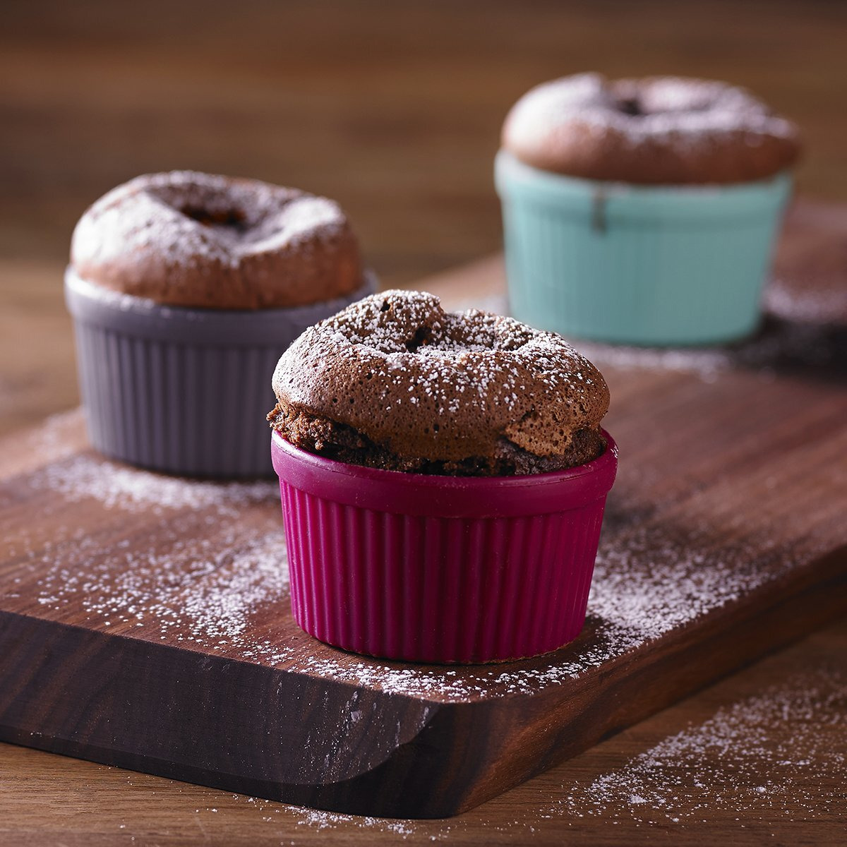 Trudeau Baking Ramekins  Set Of 4  Assorted