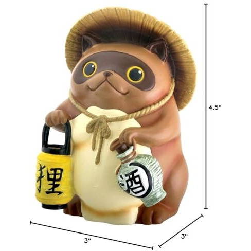 Japanese Tanuki Raccoon Dog Statue