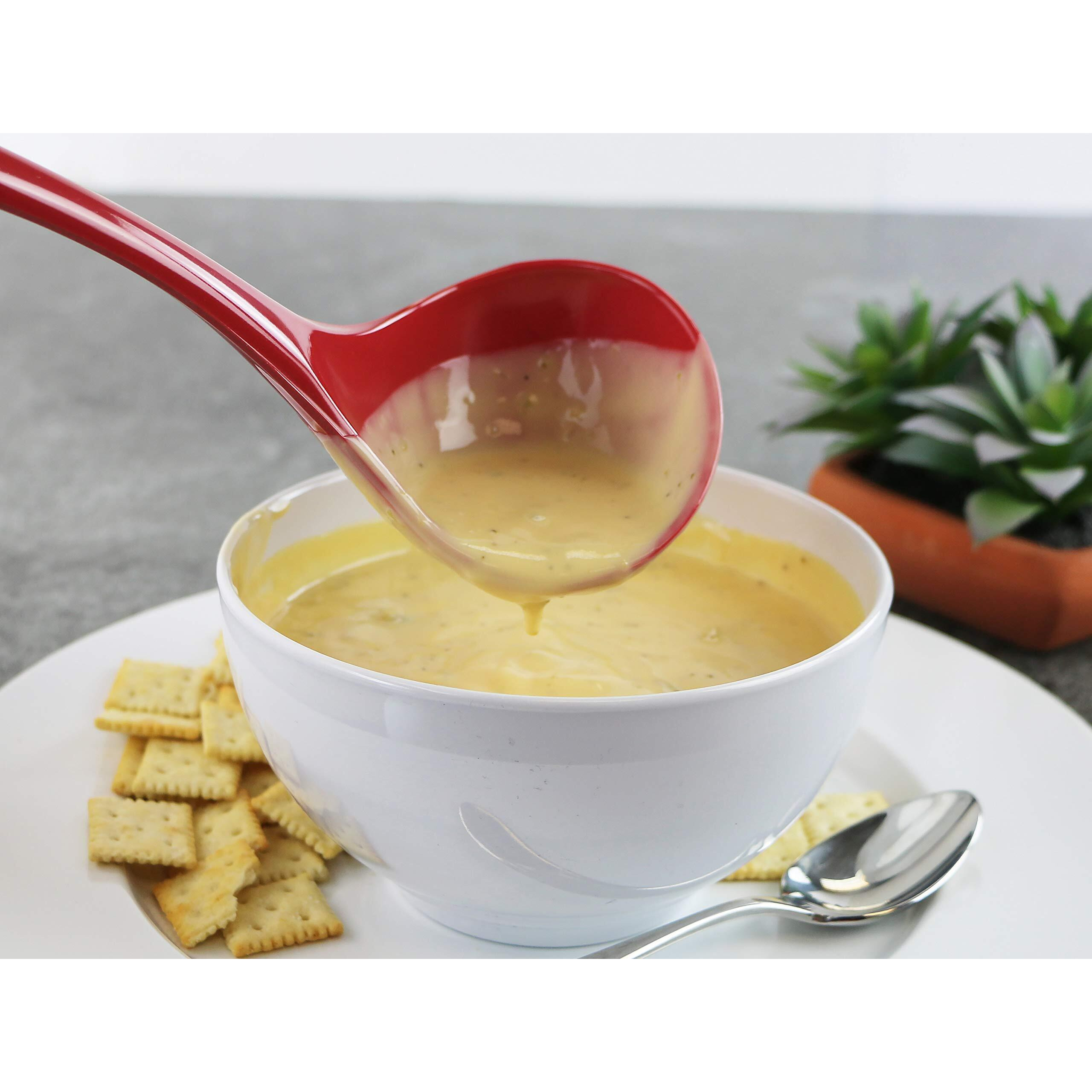 Reston Lloyd Melamine Utensil Set  4Pc  Red