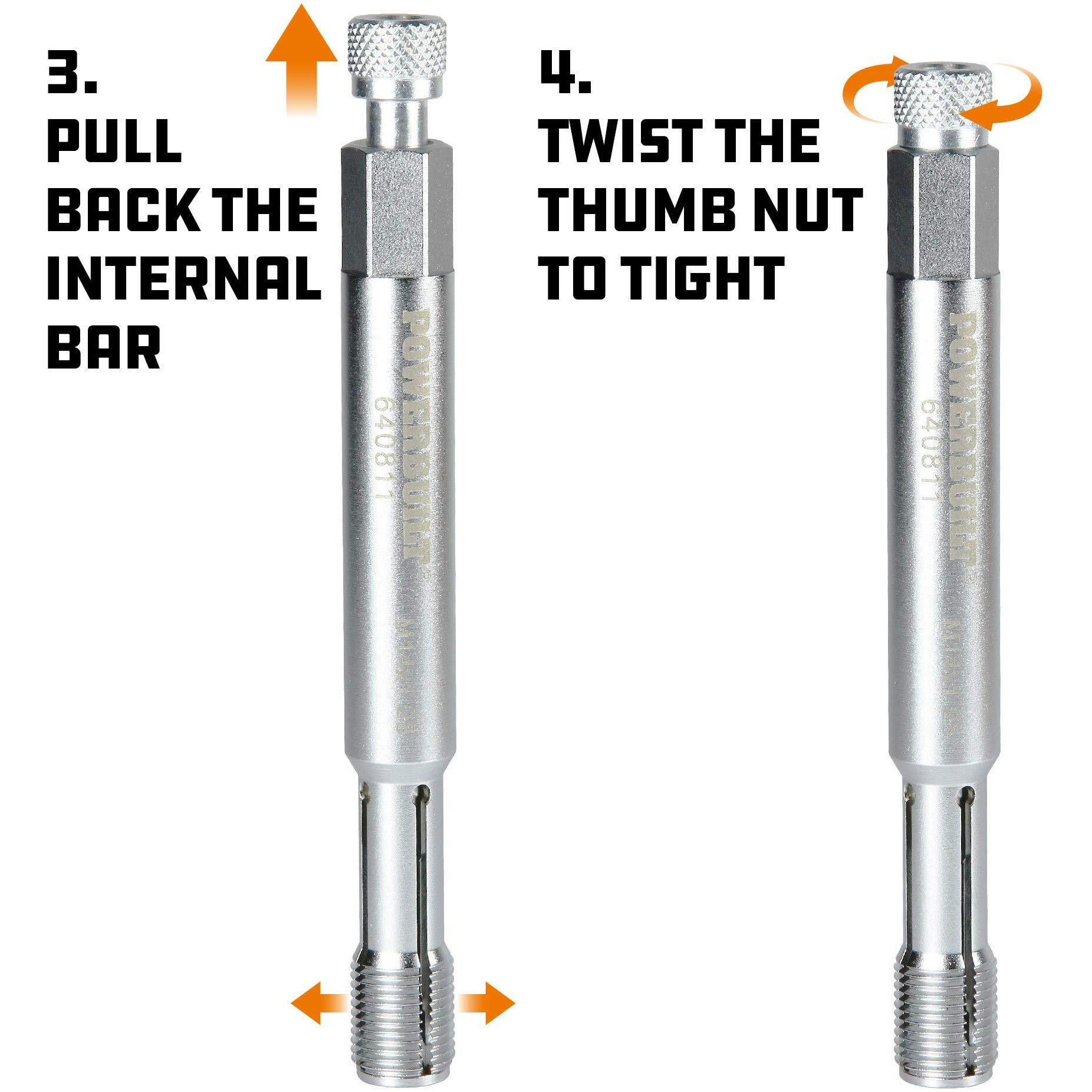 Powerbuilt 14Mm Back Tap Thread Repair Tool - 640811