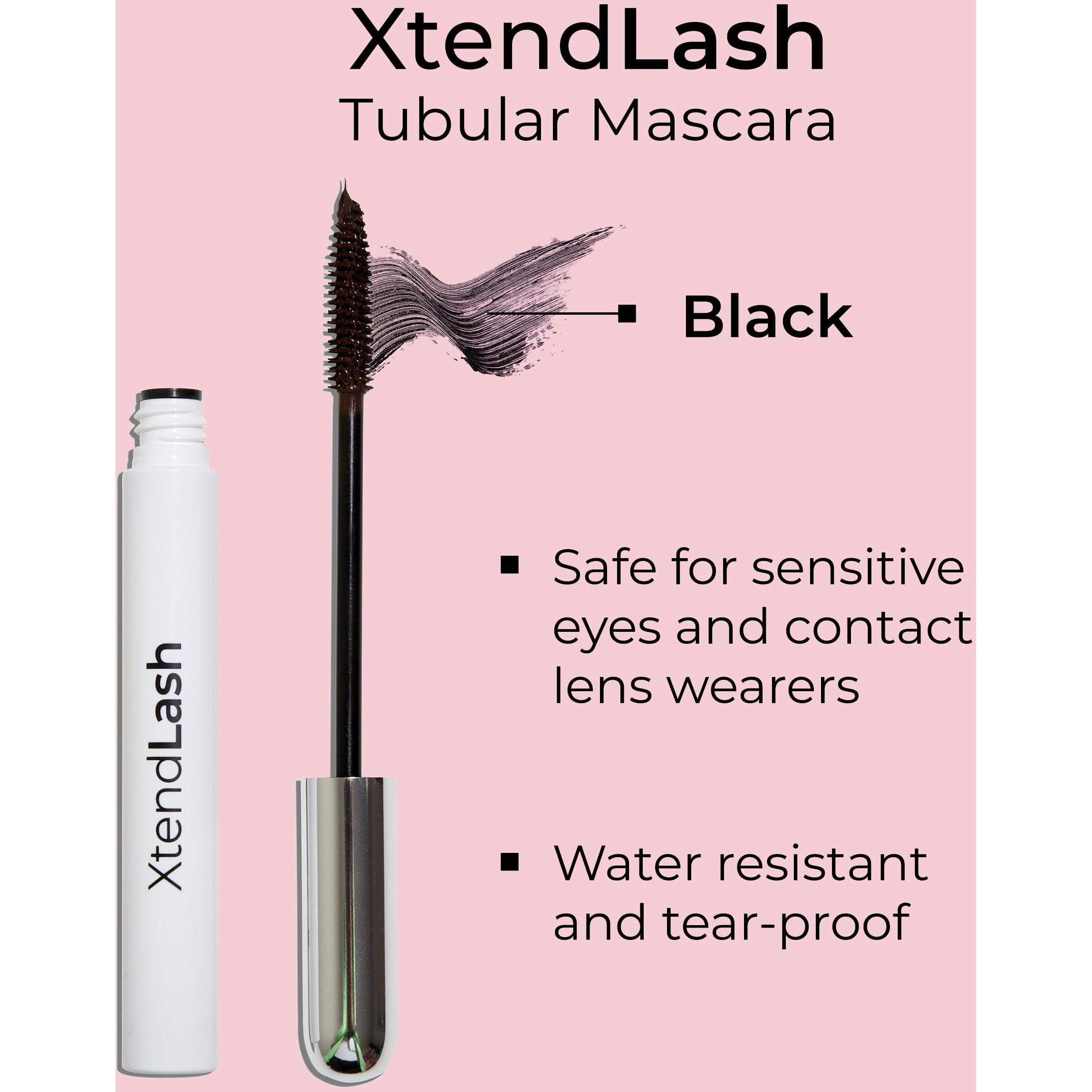 Mcobeauty Xtendlash Lengthening Tubular Mascara  Volumizing & Lengthening For Dramatic Lashes  Vegan  Cruelty Free Cosmetics