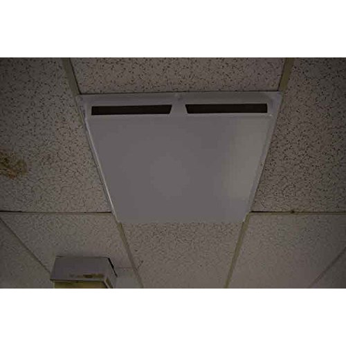 Elima-Draft Commercial 1-Way Air Deflector Vent Cover For 24"" X 24"" Diffusers