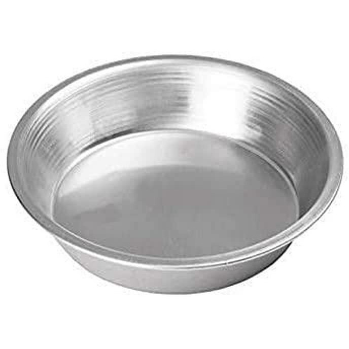 Winco Appl-8  8'' Aluminum Round Pie Pan  Metal Baking Whooppie Plate  Nsf