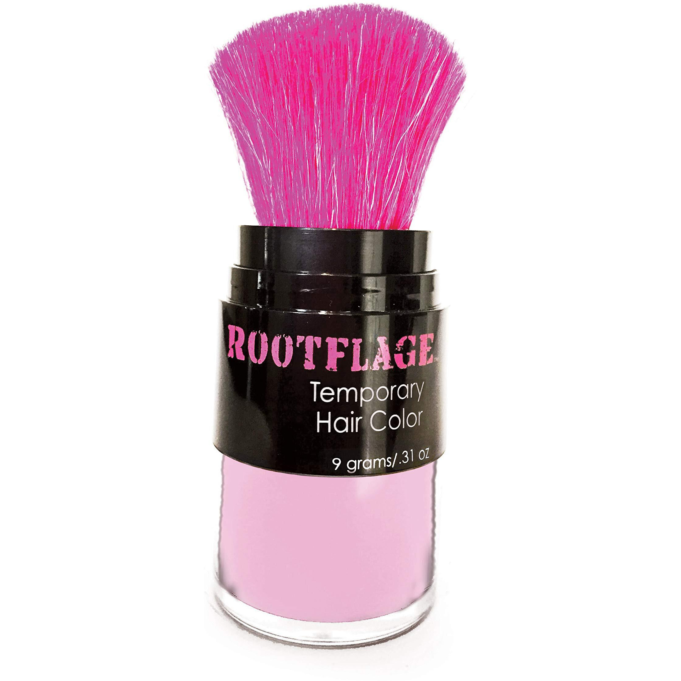 Rootflage Temporary Pink Hair Dye- Hair Color- Root Touch Up And All Over Hair Color Powder- For Light Hair Only- Cotton Candy Pink