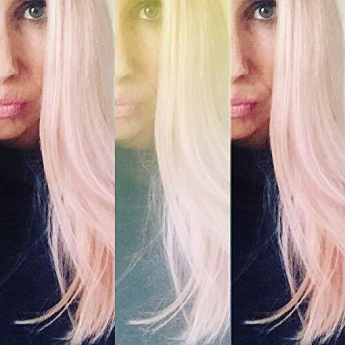 Rootflage Temporary Pink Hair Dye- Hair Color- Root Touch Up And All Over Hair Color Powder- For Light Hair Only- Cotton Candy Pink