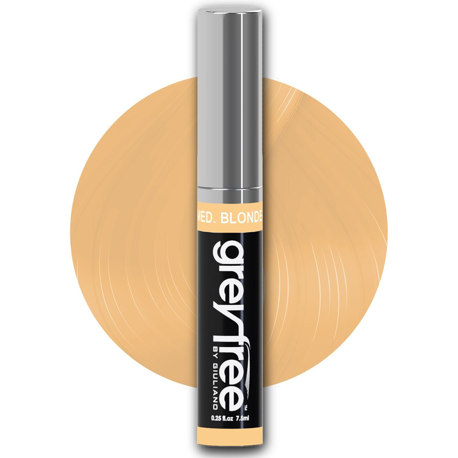Greyfree Instant Root Touch Up Hair Mascara Temporary Gray Roots Concealer Medium-Blonde (Warm Tone) Not For Concealing Dark Regrowth 100% Gray Root Coverage