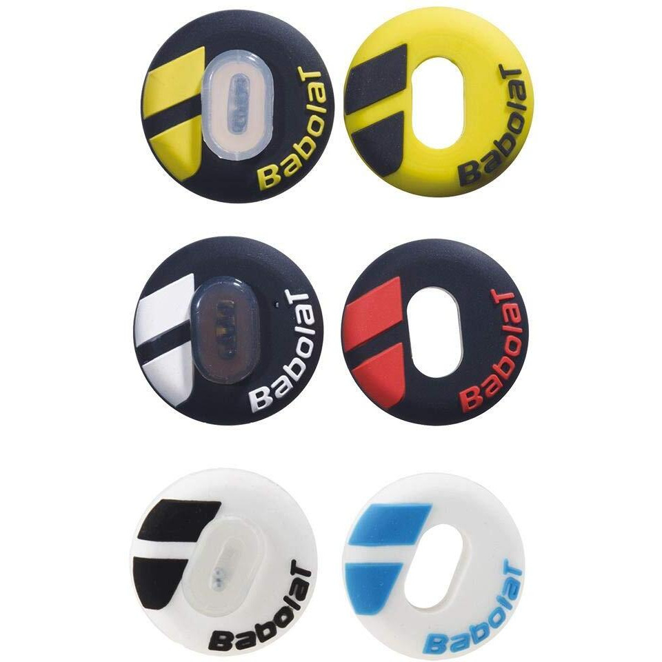 Babolat Custom Damp Vibration Dampener - Black/Yellow