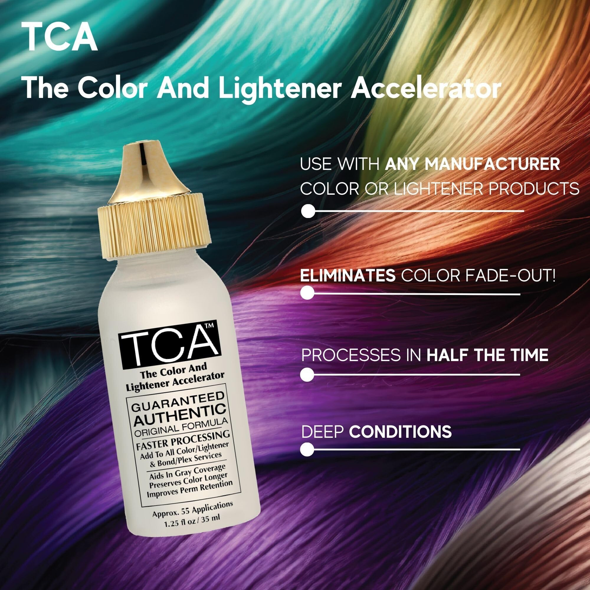 The Original Color And Lightener Accelerator | Guaranteed Authentic Original Formula L Cut Color Processing In Half | All-Natural High Grade Oil Blend (4 Fl Oz)