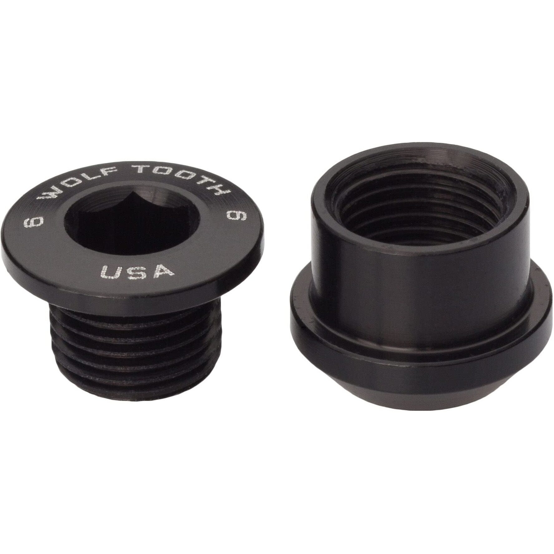 Wolf Tooth Components Set Of 4 Chainring Bolts+Nuts For Single-Ring (1X) Drivetrains