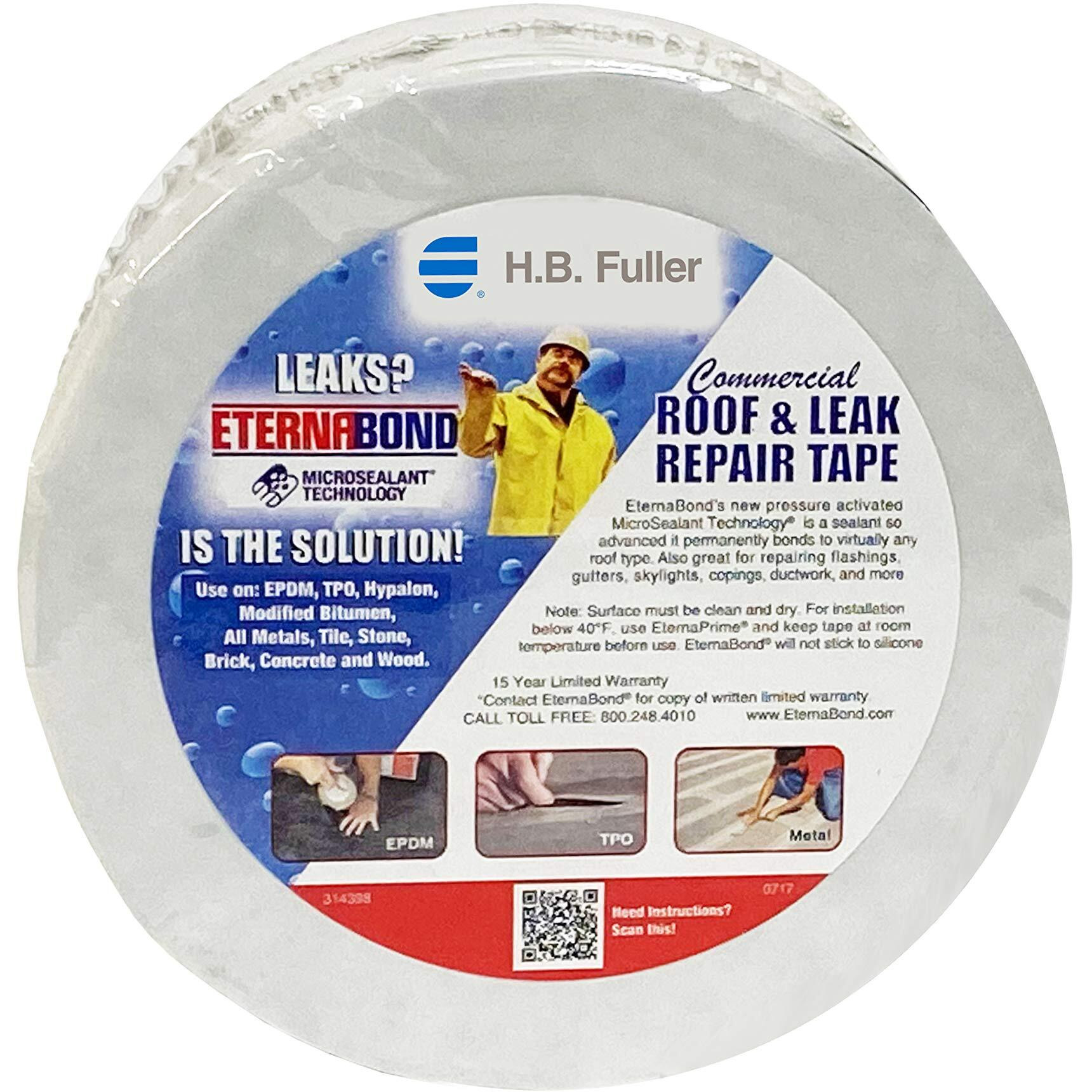 Eternabond Eb-Rb040-50R Roof Seal  Black  4 Inch X 50 Feet