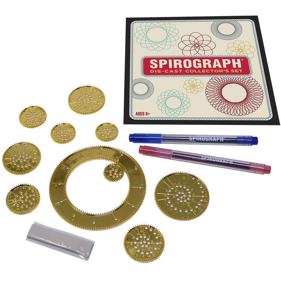 Spirograph Die-Cast Collectors Set  Multi  14 Piece (1021Rz)