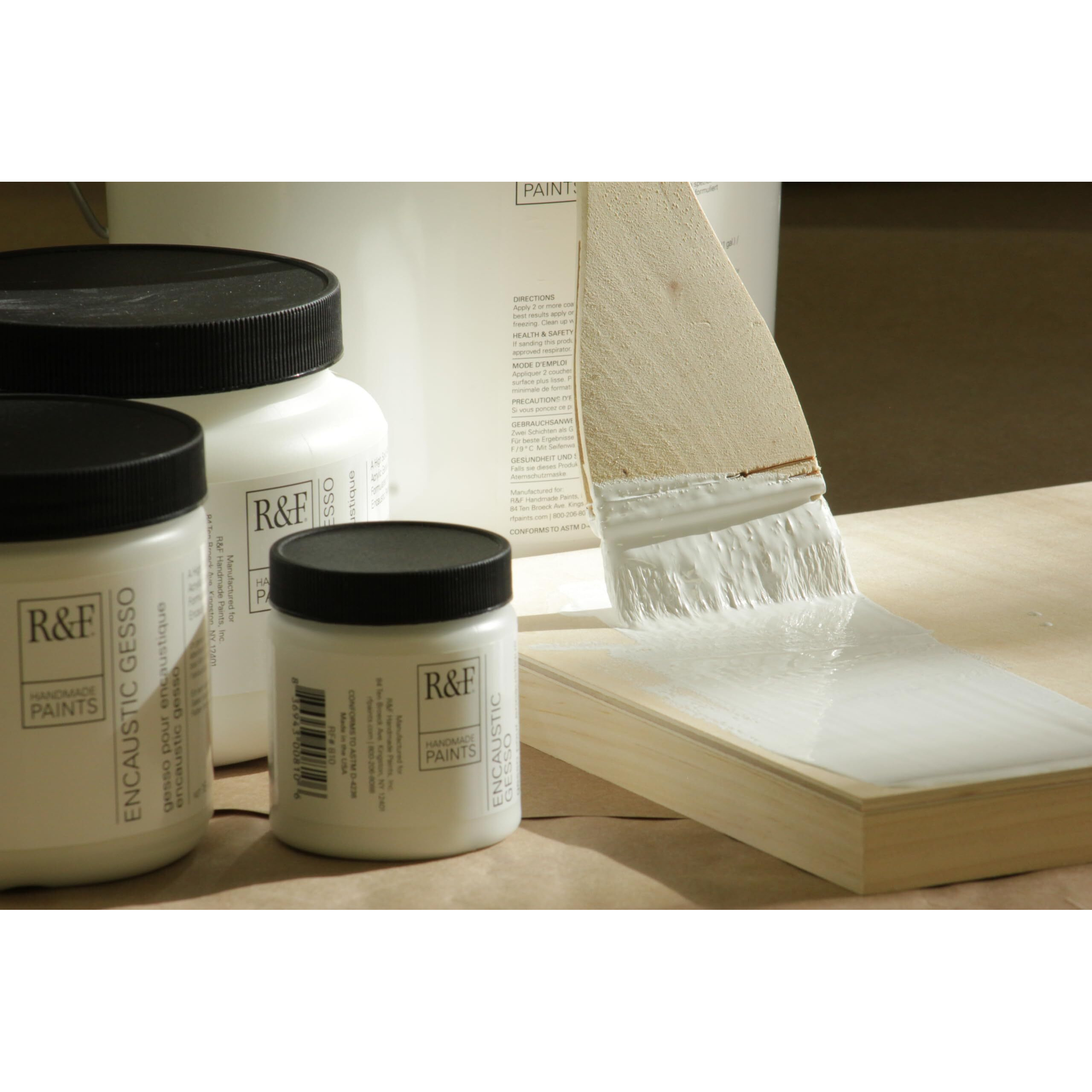 R&F Handmade Paints Encaustic Gesso  4-Ounce