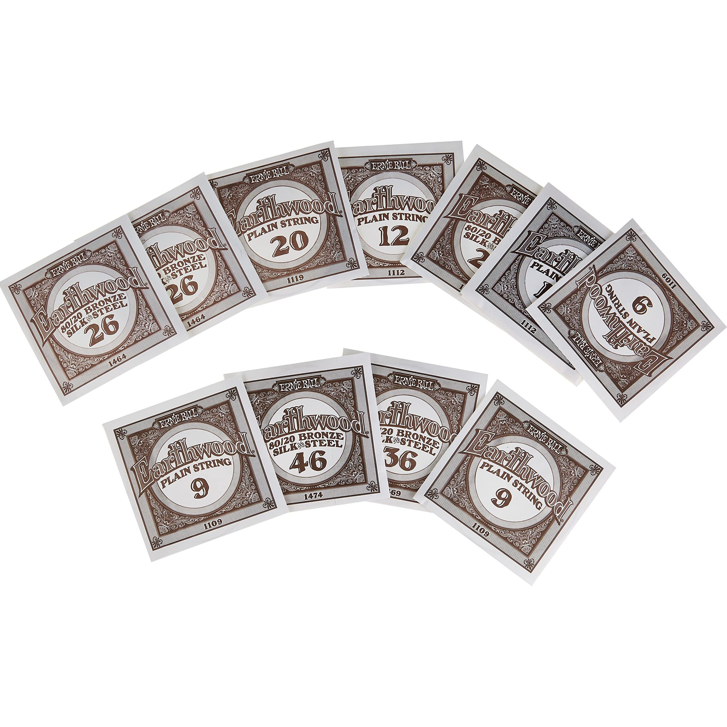 Ernie Ball Earthwood Silk And Steel 12-String Soft Acoustic Guitar Strings  9-49 Gauge (P02051)