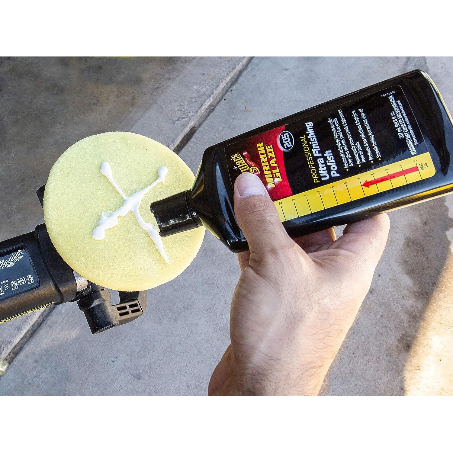 Meguiar's M20508 Mirror Glaze Ultra Finishing Polish - 8 Oz Bottle