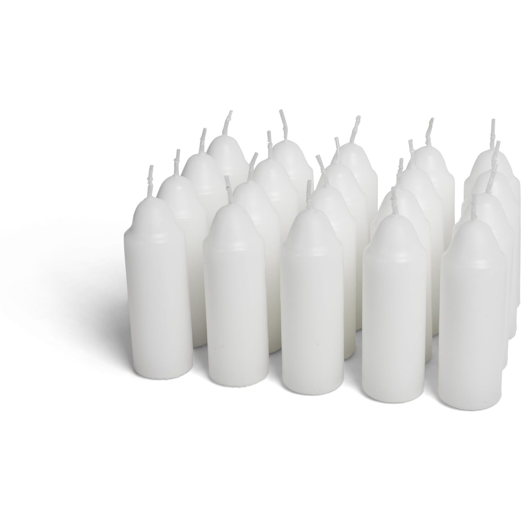 Official Uco 12-Hour White Candles For Uco Candle Lanterns  Clean Burning  Lead-Free  Non-Scented  3.5-Inch  20-Pack