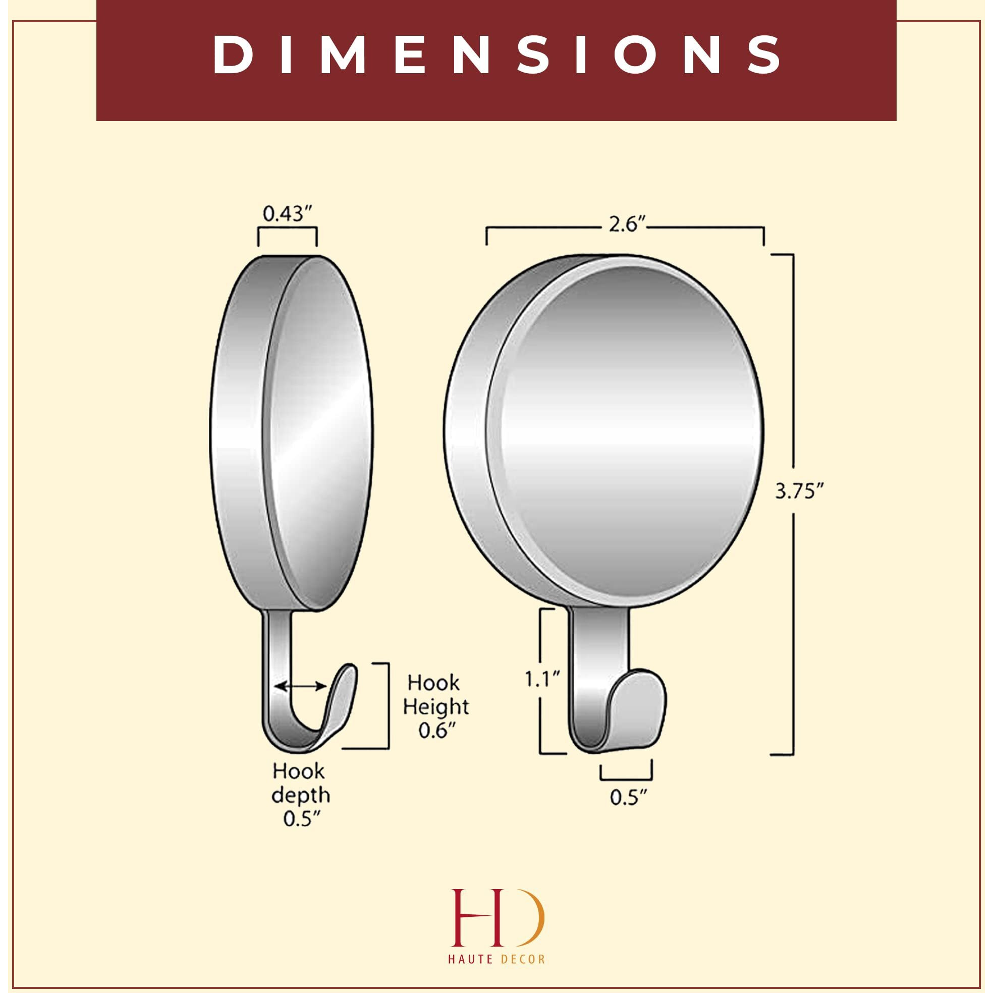 Haute Decor Attractmagnetic Wreath Hanger (Oil-Rubbed Bronze  1-Pack) - Magnetic Wreath Hanger For Metal Doors Or Surfaces