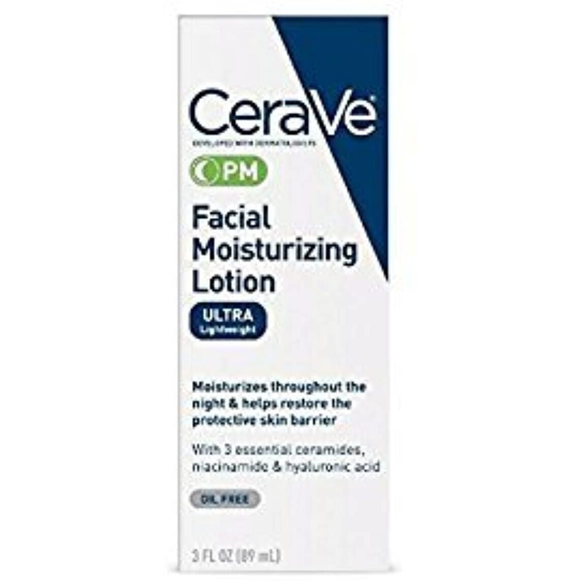 Cerave Facial Moisturizing Lotion Pm Ultra Lightweight 3 Oz
