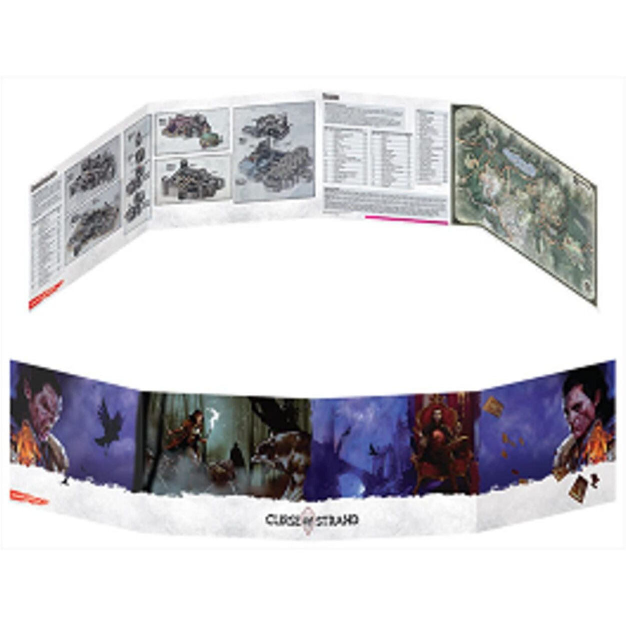 Gale Force Nine Dungeons & Dragons - "&quotCurse Of Strahd"" Dm Screen  Multicolor  22"&quotX 8.5"" (73705Bfm)
