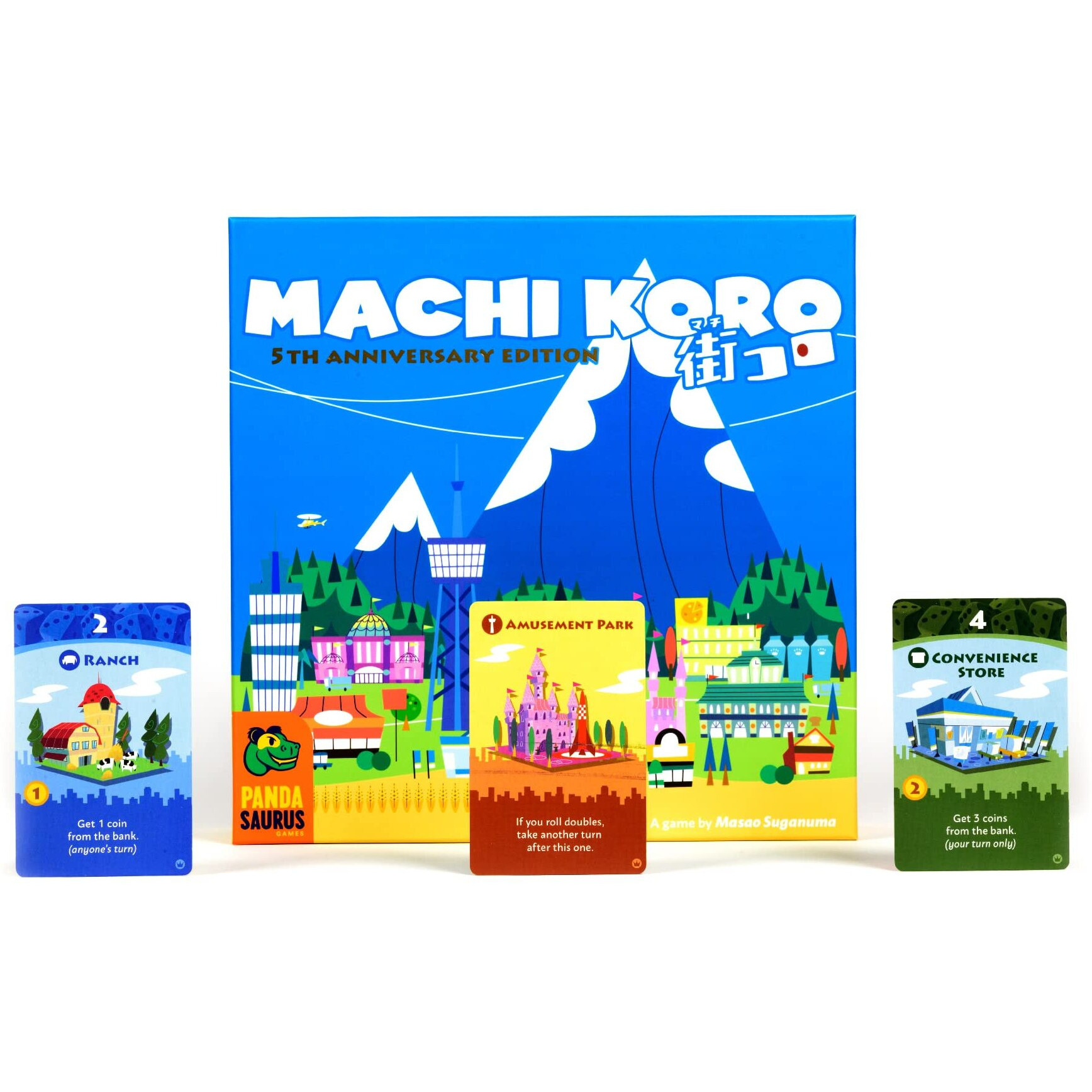 Machi Koro Board Game The Ultimate City-Building Game Fast-Paced Dice Rolling Strategy Game For Kids And Adults  Ages 8+  2-4 Players  30 Minute Playtime  Made By Pandasaurus Games