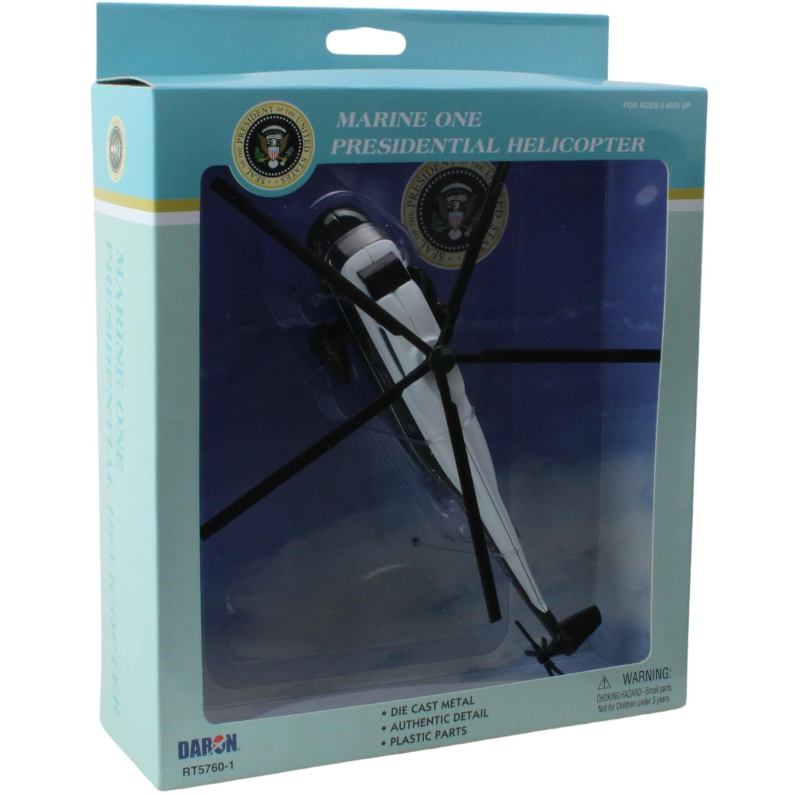 Daron Marine One Presidential Helicopter Vh-3D  Blue