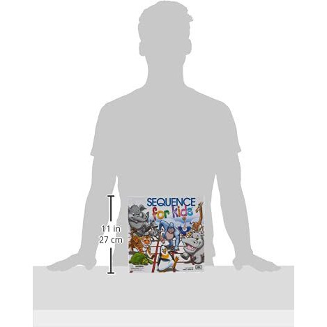 Sequence For Kids -- The 'No Reading Required' Strategy Game By Jax And Goliath  Multi Color  11 Inches (2-4 Players) (Packaging May Vary)