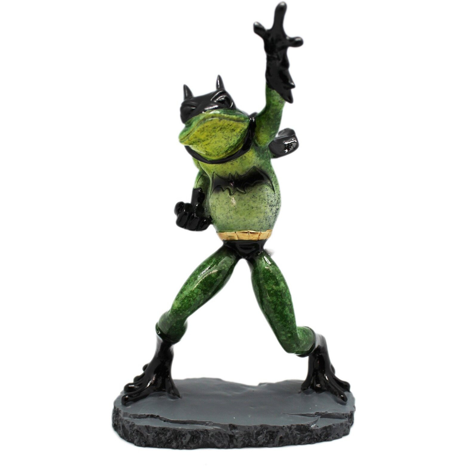 Stealstreet Ss-G-61176 Frog In Batman Costume Figurine  7.25""