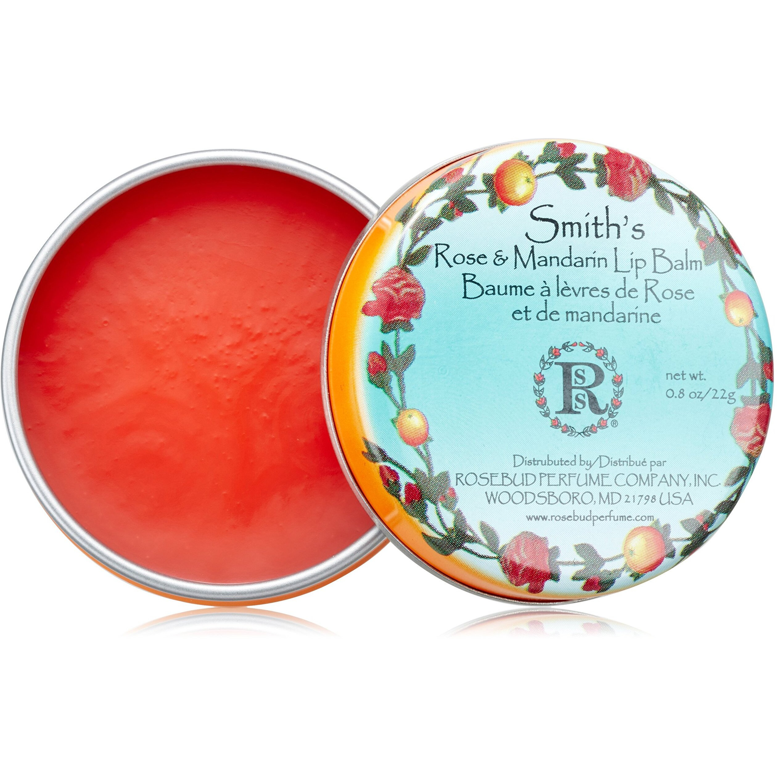 Rosebud Smith's Lip Balm  Rose And Mandarin  0.8 Ounce