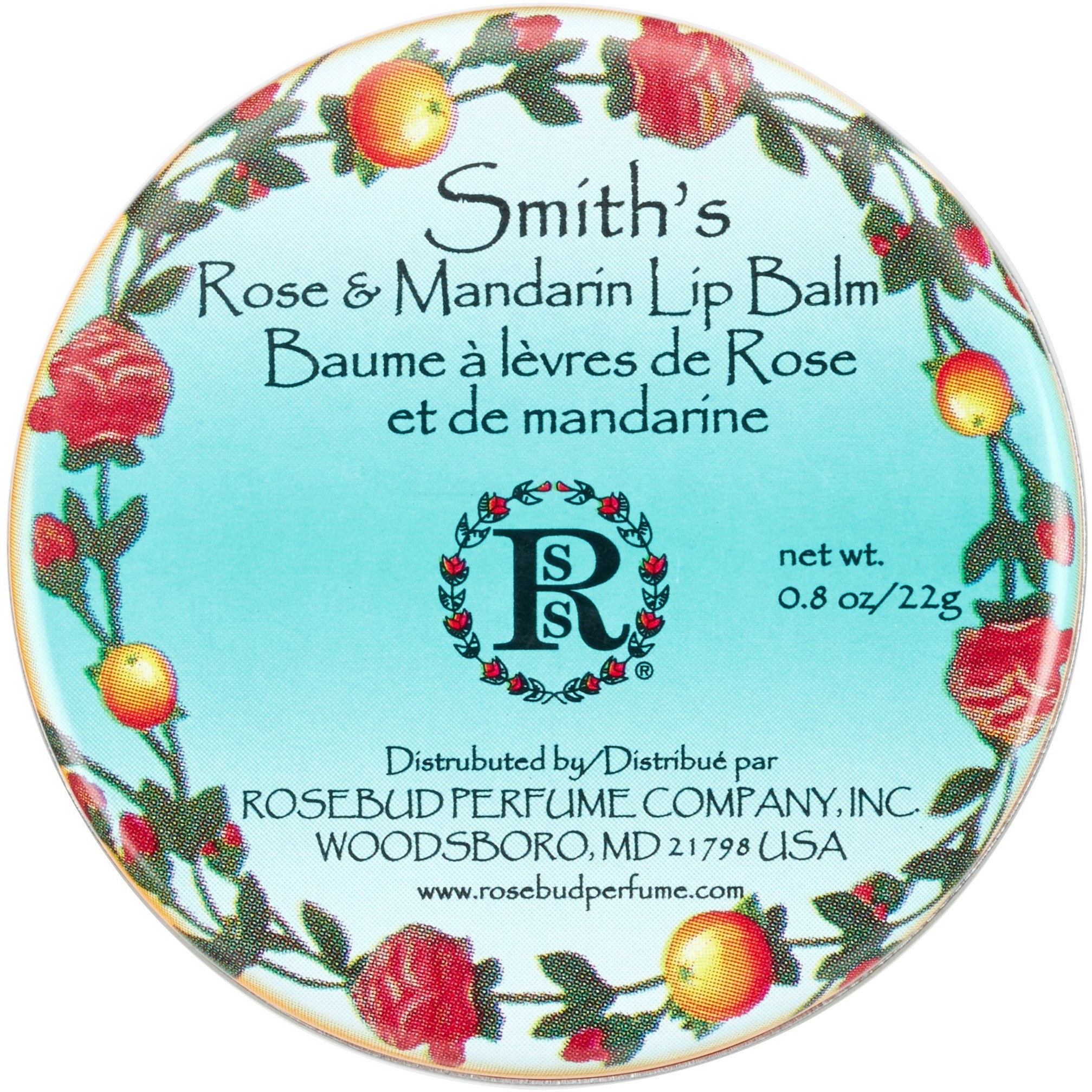 Rosebud Smith's Lip Balm  Rose And Mandarin  0.8 Ounce