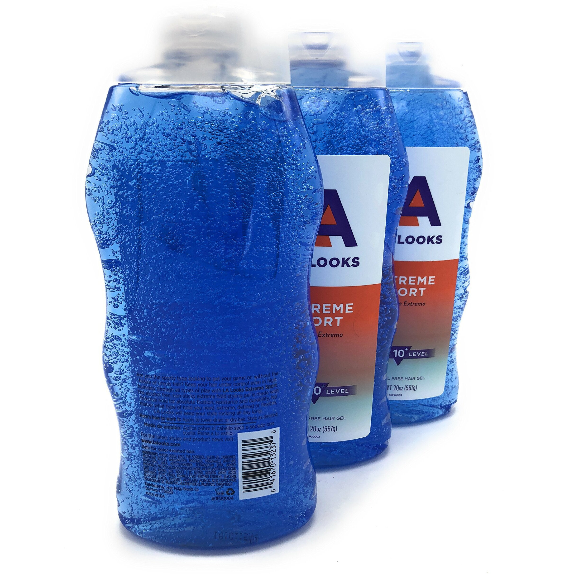 L.A. Looks Sport Xtrme Hld Gel 20 Oz (Pack Of 3)