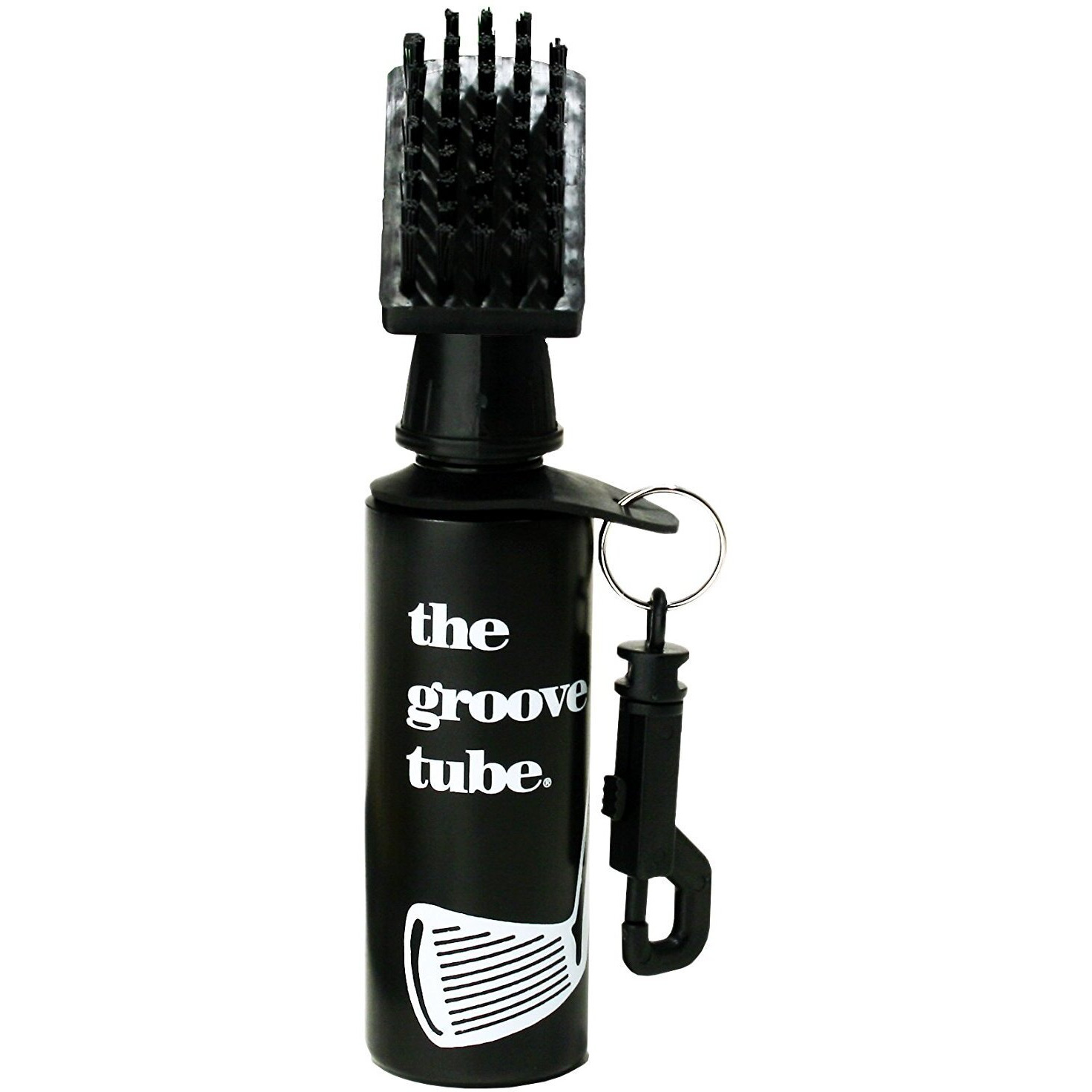 Proactive Sports Groove Tube Golf Club Cleaner Squeeze Bottle Brush   Black  7 1/2 Inches Tall