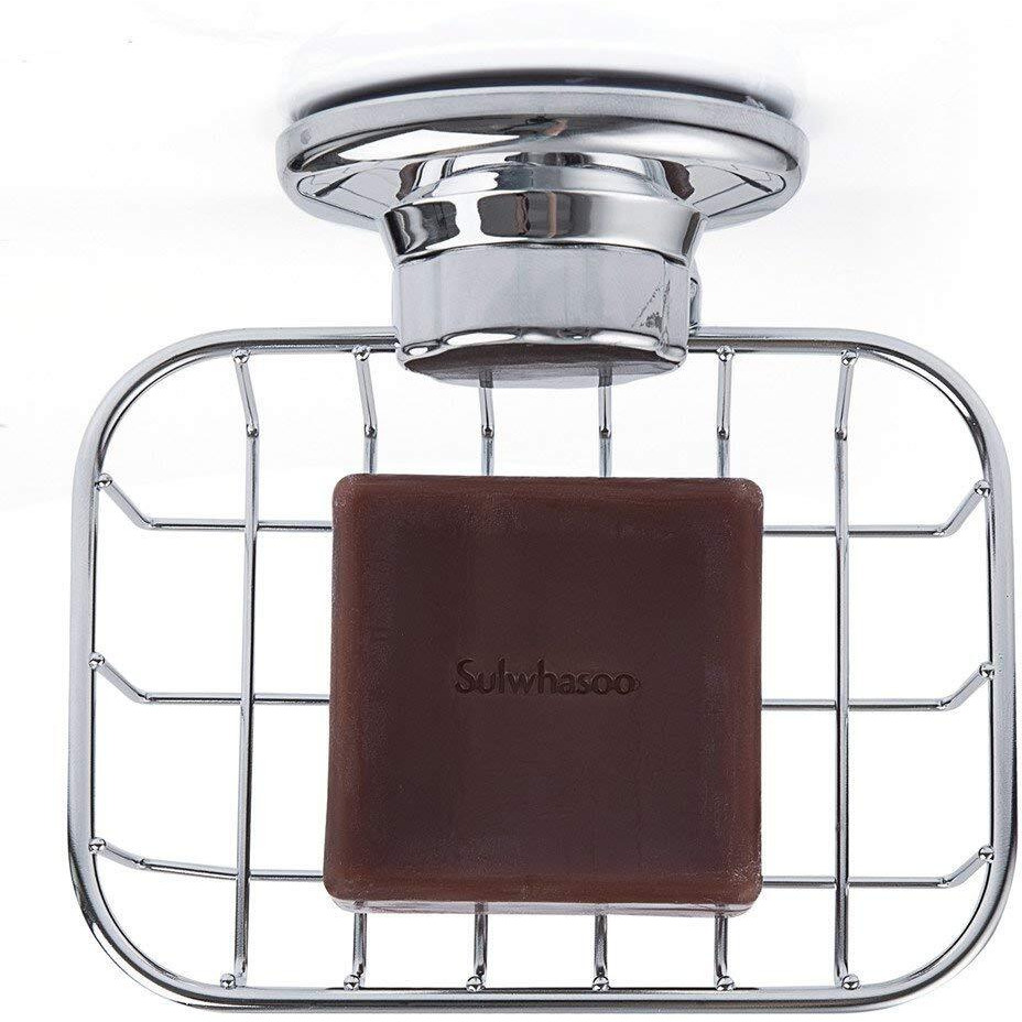 Sanno Suction Cup Soap Holder  Soap Dish Saver Tray Bar Soap Sponge Holder For Shower Wall  Bathroom  Tub And Kitchen Sink Stainless Steel