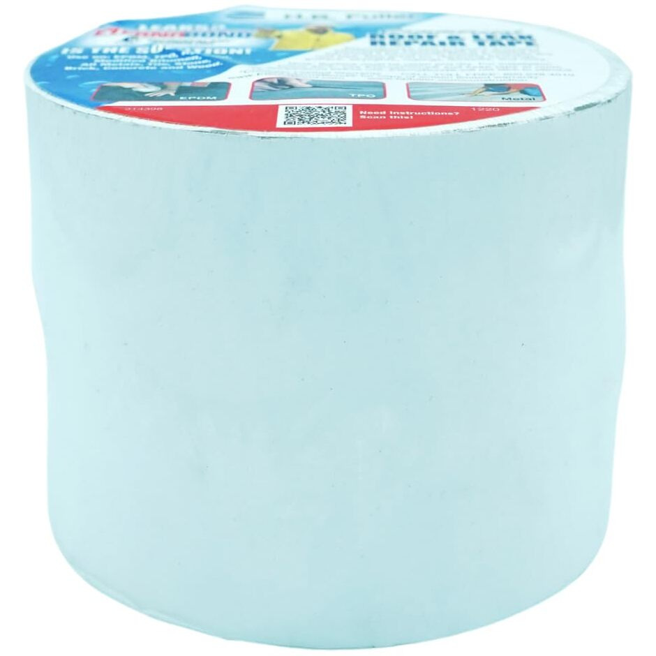 Eternabond Roofseal White 4"" X25' Microsealant Uv Stable Rv Roof Seal Repair Tape | 35 Mil Total Thickness - Eb-Rw040-25R - One-Step Durable  Waterproof And Airtight Sealant