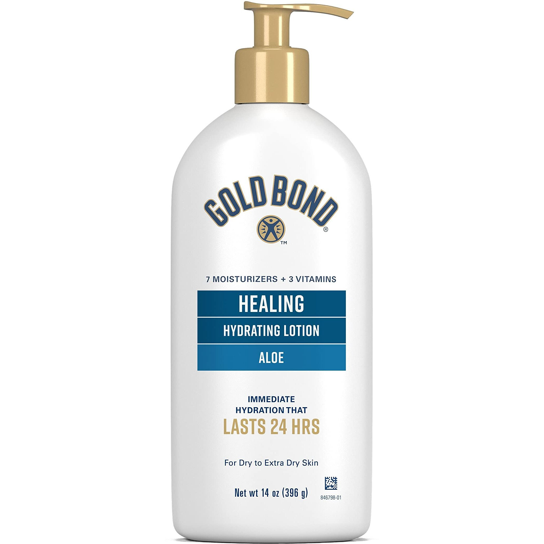 Gold Bond Ultimate Healing Skin Therapy Lotion With Aloe  14 Oz.  Non-Greasy & Hypoallergenic