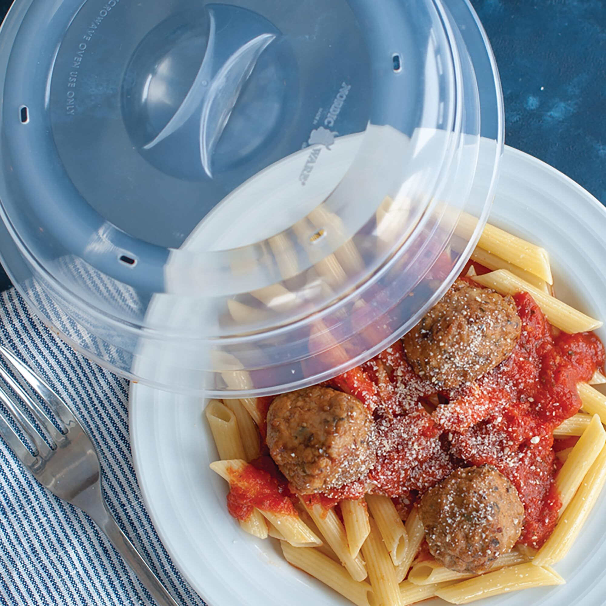 Nordic Ware Microwave Splatter Cover  8-Inch  Clear