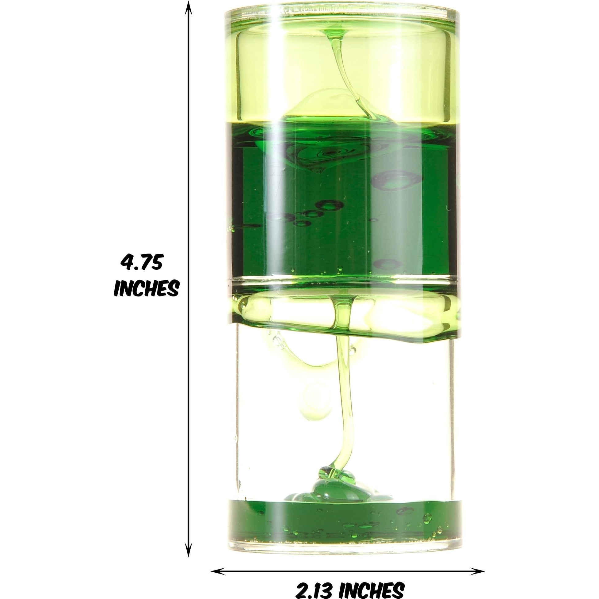 Powertrc Liquid Motion Spiral Timer Fidget Calming And Soothing Desktop Toy Sensory Visual Toy Beautiful Ooze Tube For Autism  Anxiety & Adhd